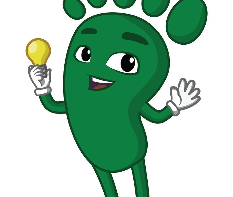 O Foot é o novo mascote da Footprint Down!