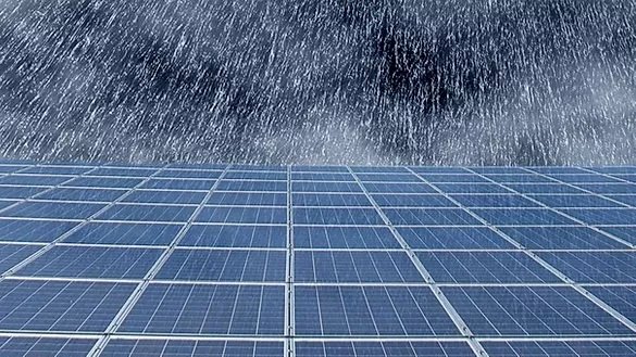 A energia solar é gerada também em dias de chuva?